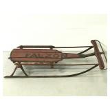 Vintage wood & metal sled