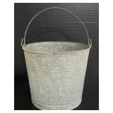 Vintage No.10 galvanized metal bucket