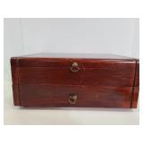 Gorham wood silverware storge box