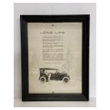 Framed Dodge Brothers Motor Car advertisement