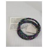 Hematite/ Lepidolite healing bracelet