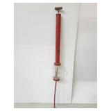 Antique bug sprayer with glass jar