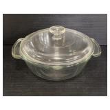 Pyrex & Anchor Hocking glass casserole dish