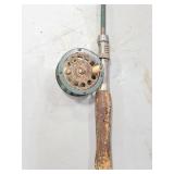 Intage telescoping fishing pole with reel