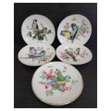 Five vintage hangable bird mini playes