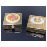 Pair of vintage Fragonard pill boxes