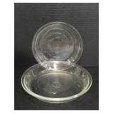 Vintage Pyrex & Glassbake pie plates