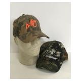 Pair of adult camouflage hats