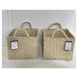 Two new Threshold woven storage baskets
