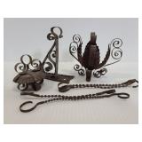 Small collection of rustic metal pieces