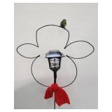 Holiday solar light yard stake