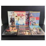 Seven assorted movies on DVD