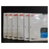 Six packs of College Ruled paper