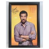 Framed Lionel Richie poster