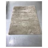 Threshold tan eyelash shag rug