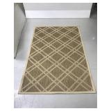 Safavieh courtyard brown bone area rug