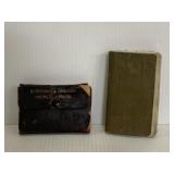 Two antique pocket books - US Army & Machinist