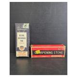 Vintage Recoil Absorber pad and Sharpening stone