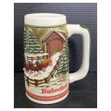 Budweiser ceramic beer Stein