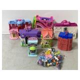 Huge PlaySkool play set & character lot