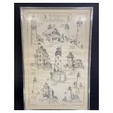 Lighthouses of the Great Lakes framed print