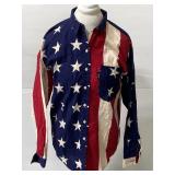 Brooks & Dunn American flag western shirt