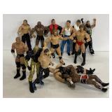 Lot of 13 Jakks Pacific wrestling action figures