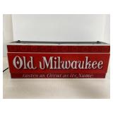 Old Milwaukee 3D lighted bar sign