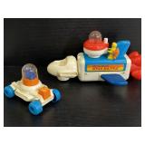 1983 Tony Small Stuff space shuttle kids toy set