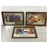 Budweiser Beer Great Kings of Africa bar mirrors