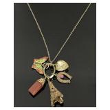 Vintage charm necklace