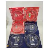 Six unopened packs of 59.5in bandsaw blades