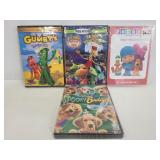 Four sealed childrens DVDs
