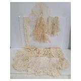 Collection of vintage doilies