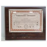 1948 Common Stock Kaiser-Frazer corporation