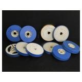 Lot of 10 vintage film reels w/ film