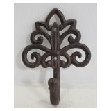 Cast iron wall hook