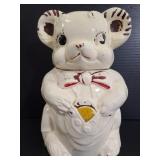 Vintage McCoy two face mouse cookie jar