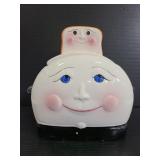 Vintage ceramic toaster cookie jar