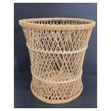 Vintage woven wicker basket