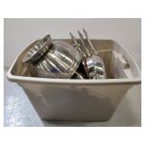 Collection of assorted pots and pans