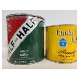 Two vintage tobacco tins