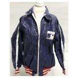 Vintage MLB vinyl baseball jacket - adult M