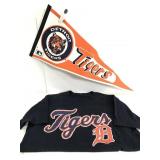 Detroit Tigers MLB pennant flag & T-shirt