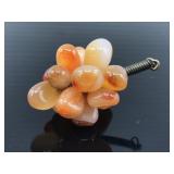Polished agate small stone grape cluster