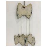 Clay butterfly wind chime