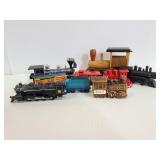 Wood, metal, ceramic, & plastic train cars