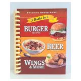 Burger, beer, wings & more cookbook