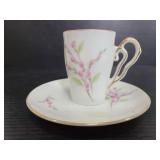 Napco hand painted cup and saucer