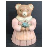 Over & back inc bear ceramic cookie jar